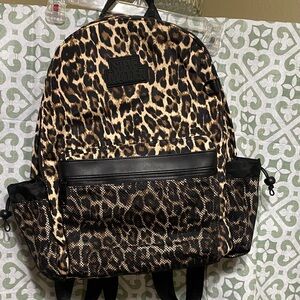 Steve Madden Leopard Animal Print Backpack